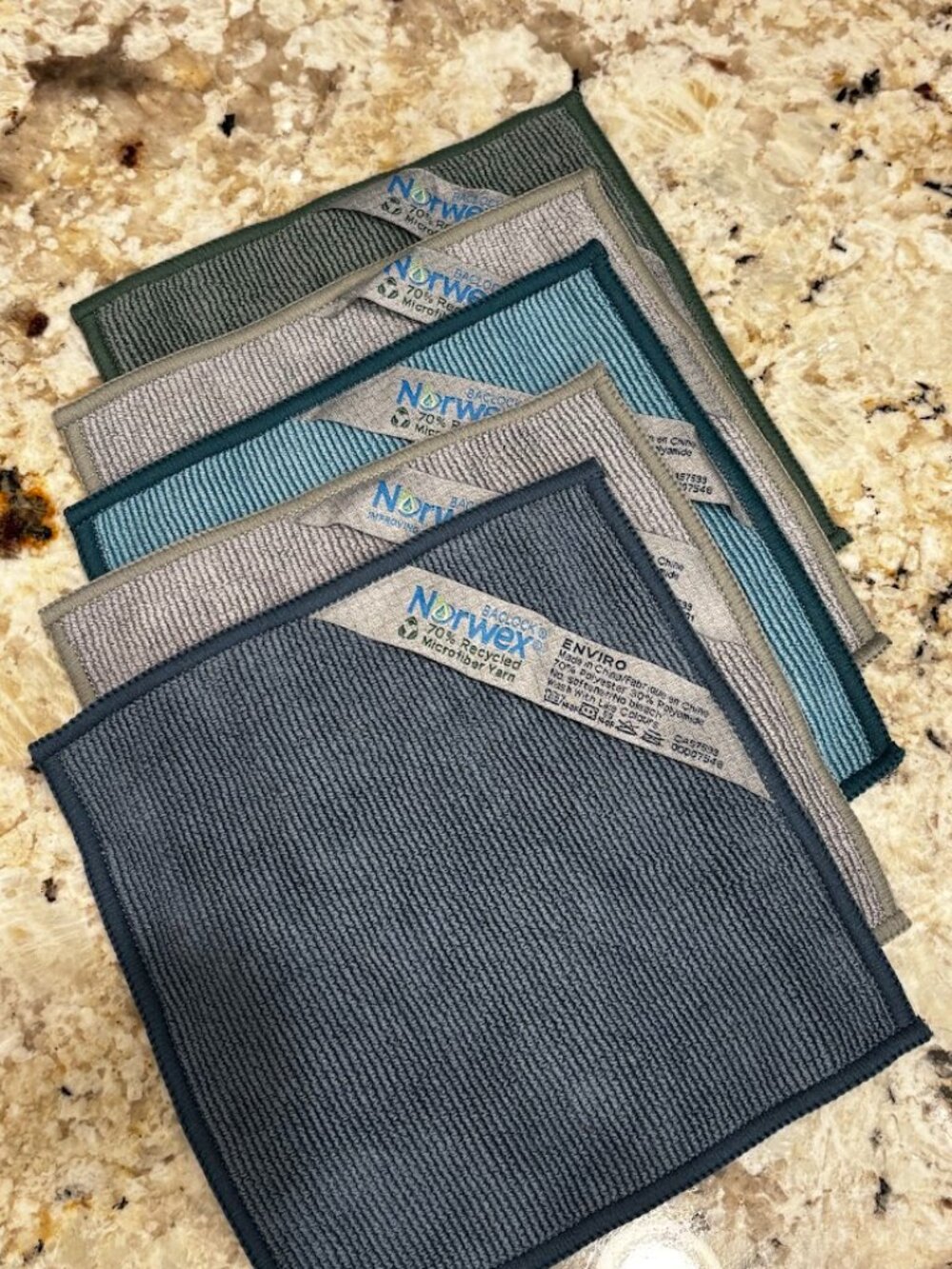 NORWEX - Envirocloth (Set of 5 Travel Size) - New Without Packaging